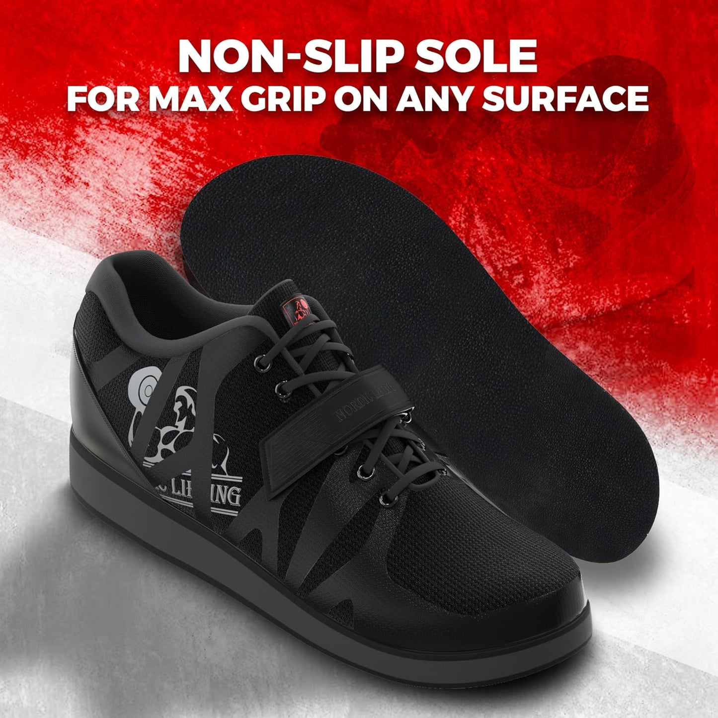 Powerlifting Shoes for Heavy Weightlifting - Men'S Squat Shoe - MEGIN